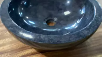 Vasque en marbre noir - Mazawood