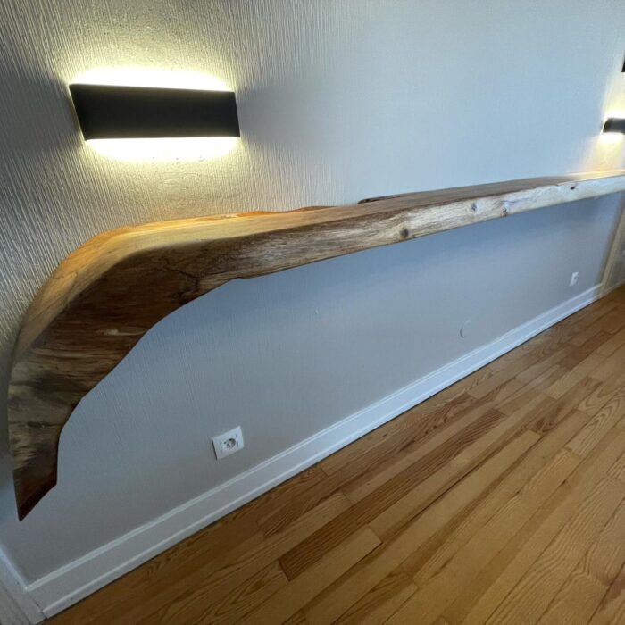 Console sur mesure en bois massif
