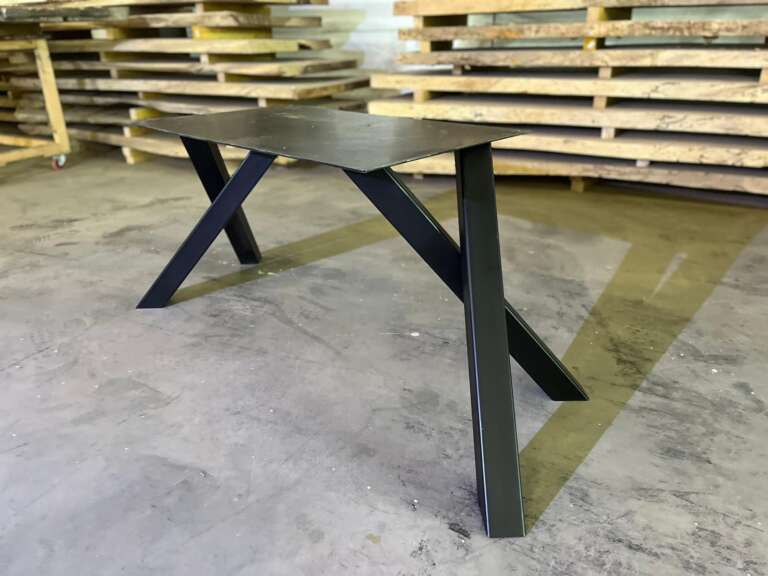 Piétement Jerom compatible avec plateau bois massif – Mazawood - Menuiserie