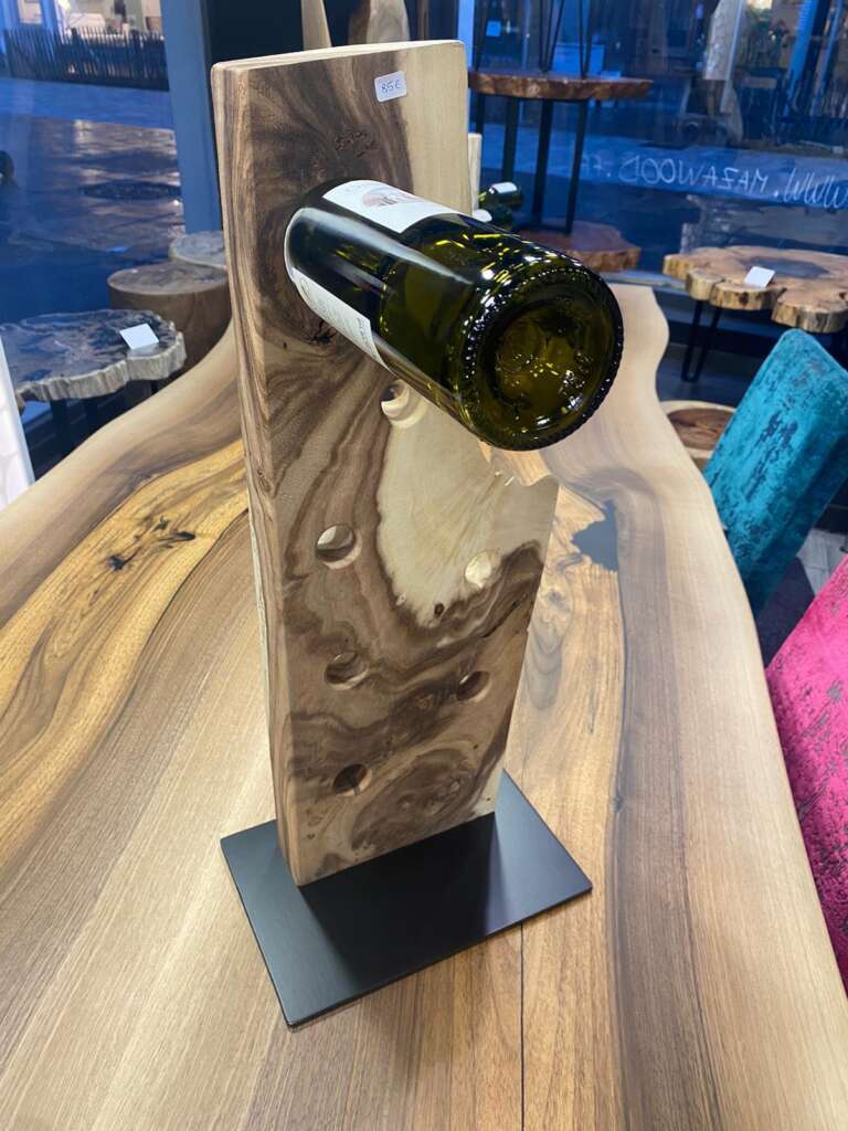 porte vin bois exotique 7 emplacements – Mazawood