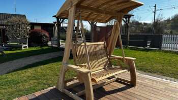 Balancelle en teck massif