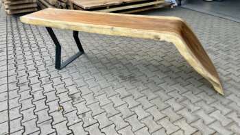 Bureau professionnel en suar avec piètement métal Mazawood