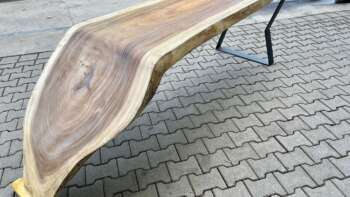 Bureau suar massif C2 avec pied métal