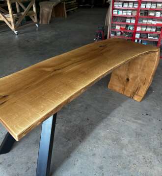 Bureau en bois sur mesure – fabrication artisanale