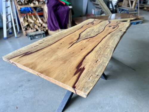 Plateau bois exotique palissandre T9 avec finition mate satinée