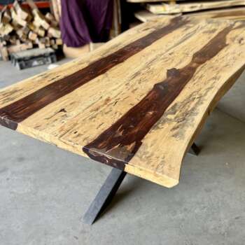 Plateau en palissandre des Indes T17 – table haut de gamme 225 cm