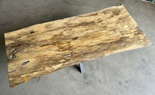 Plateau bois exotique palissandre T16 finition satinée