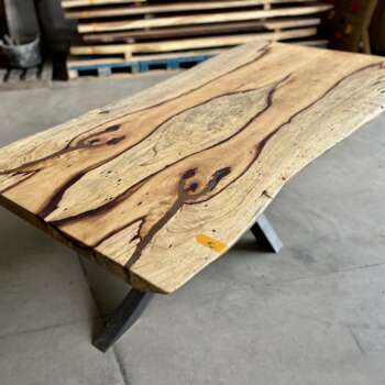 Plateau en palissandre massif T9 pour table sur mesure haut de gamme