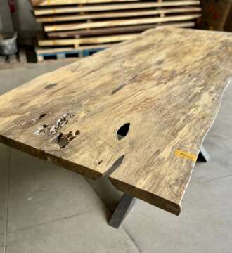 Plateau en palissandre des Indes T16 – table haut de gamme 270 cm