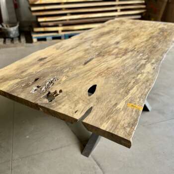 Plateau en palissandre des Indes T16 – table haut de gamme 270 cm