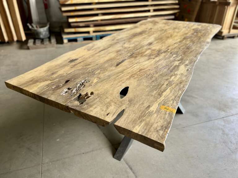 Plateau en palissandre des Indes T16 – table haut de gamme 270 cm