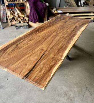 Plateau suar exotique finition mate soie design contemporain