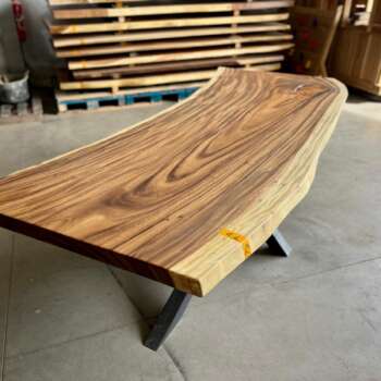 Plateau en suar massif T7 pour table design 250 cm