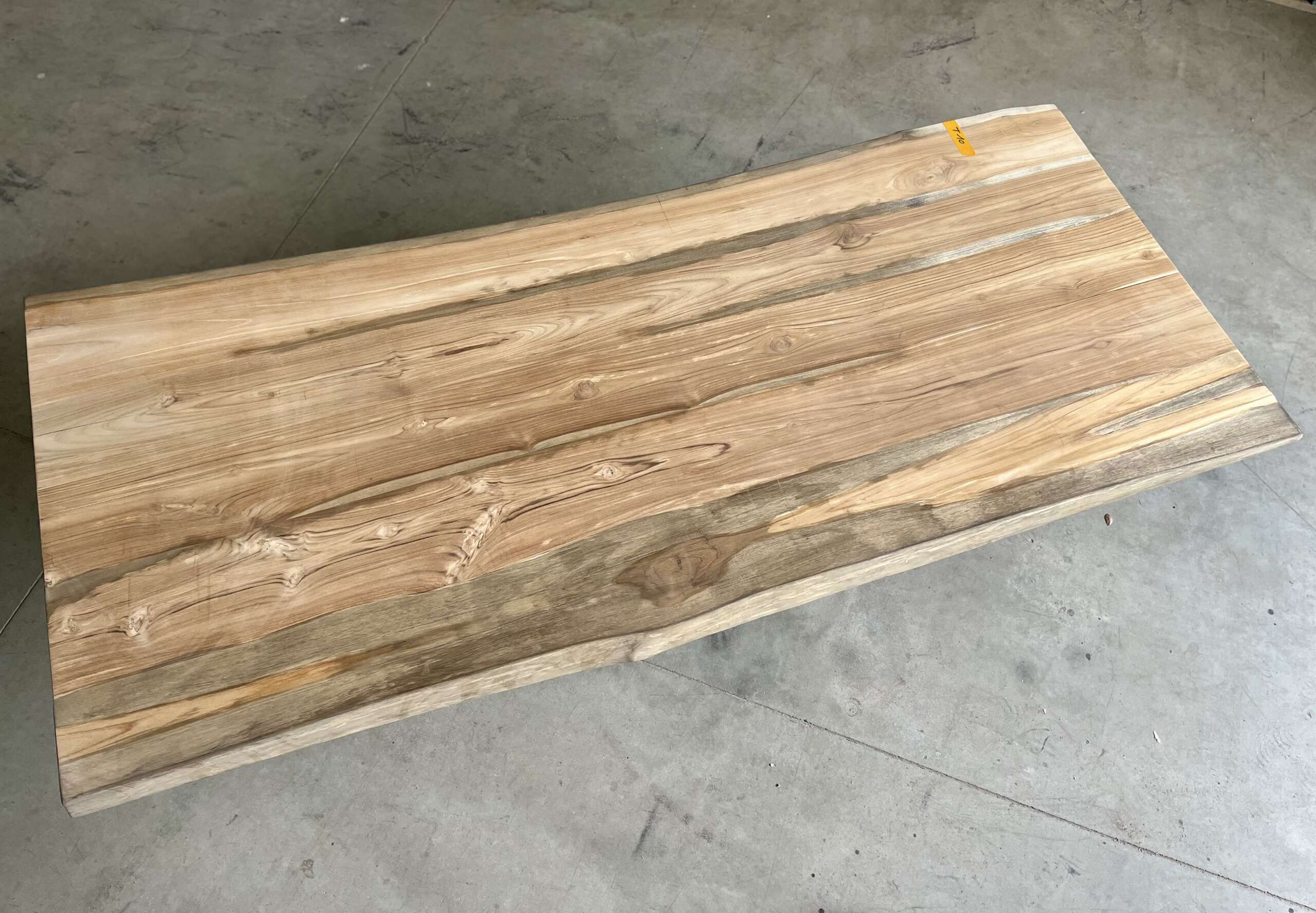 Table de réunion en bois massif teck 250 cm T10
