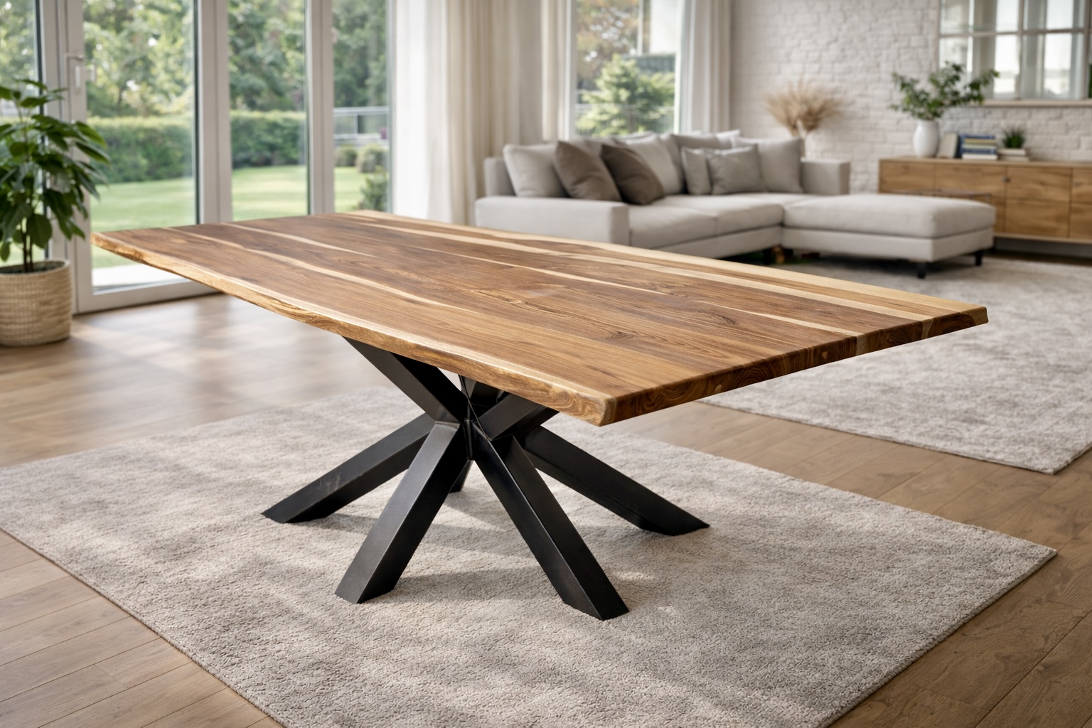 Table à manger en teck massif T19