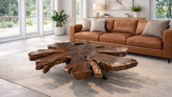 Table basse en bois de violette A37