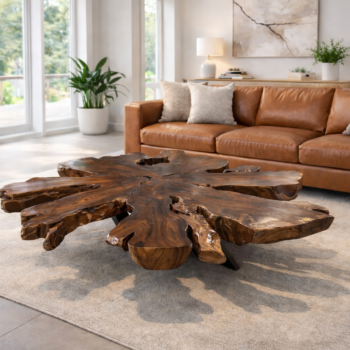 Table basse en bois de violette A37