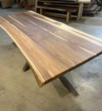 Table à manger T19 en teck massif