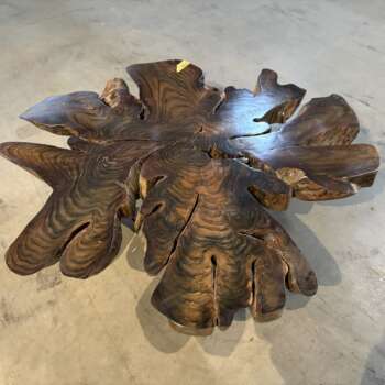 Table basse en bois de violette A38