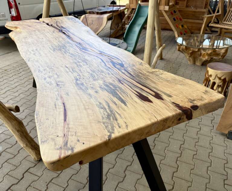 table mange debout en palissandre des indes