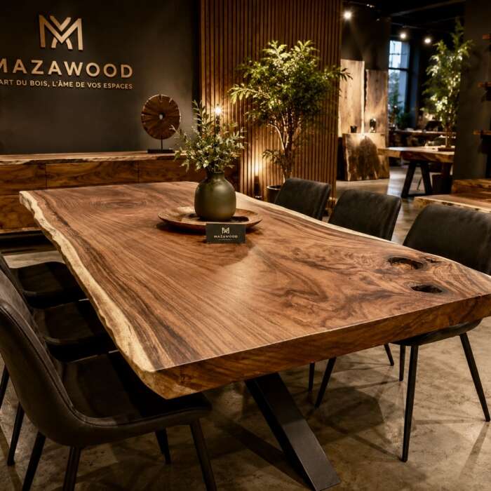 table à manger en suar massif