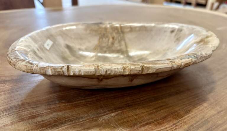 coupelle / vide poche / cendrier en bois fossilisé m2