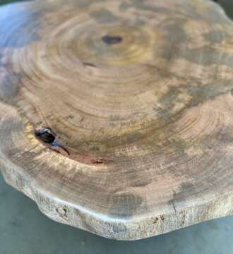 table basse en manguier massif