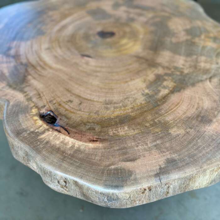 table basse en manguier massif