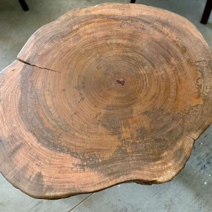 table basse en manguier massif